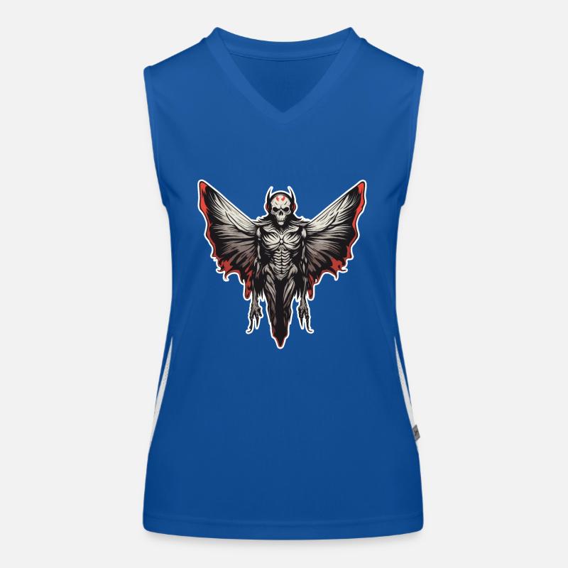 Mothman / Moth / Insect / Mythical Creature / Flutter Women's Functional Contrast Tank Top