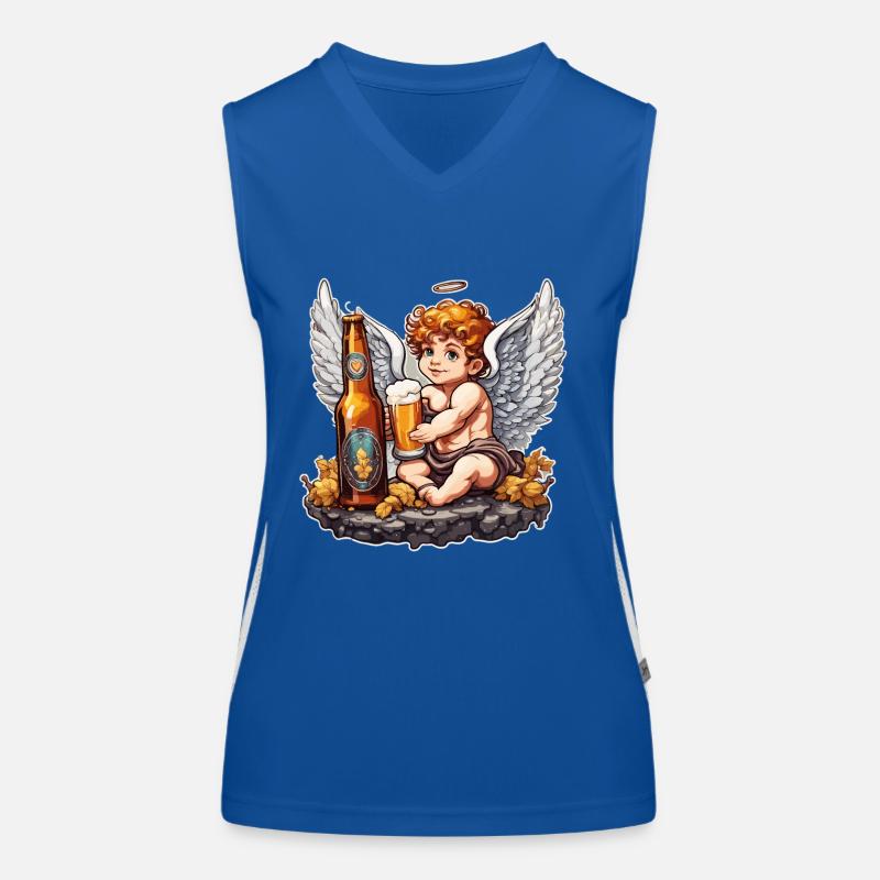 Cupidon / Amour / Flèche / Coeur / Saint Valentin Débardeur respirant contrasté Femme