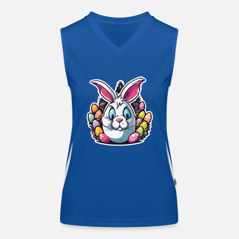 Osterhase / Ostern / Eier / Feiertage / Osterfest Funktionelles Kontrast-Tank Top für Frauen