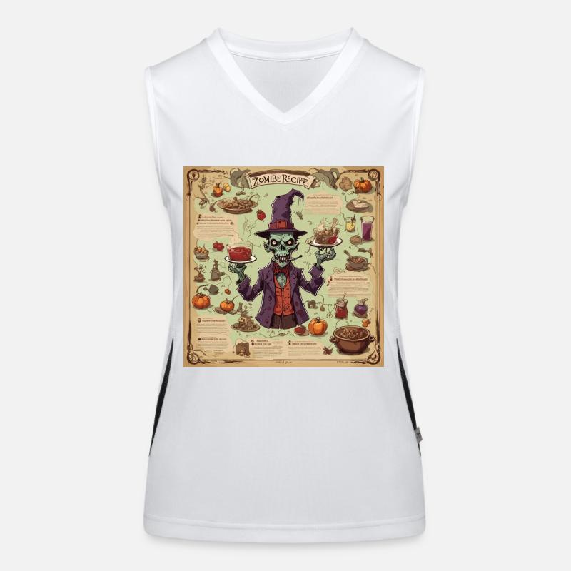 Manuel de la sorcière / grimoire / Halloween / automne Débardeur respirant contrasté Femme