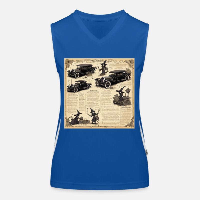 Witch's Handbook / Spellbook / Halloween / Autumn Women's Functional Contrast Tank Top
