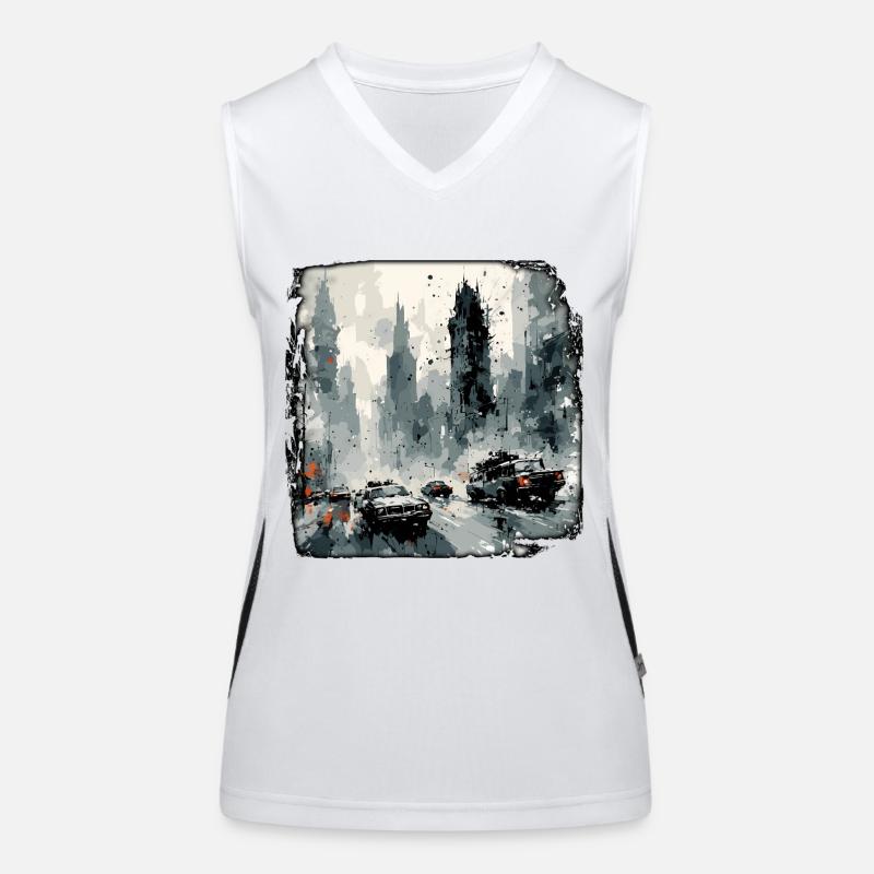 Apocalypse / Doomsday / Destruction / Anarchy Women's Functional Contrast Tank Top