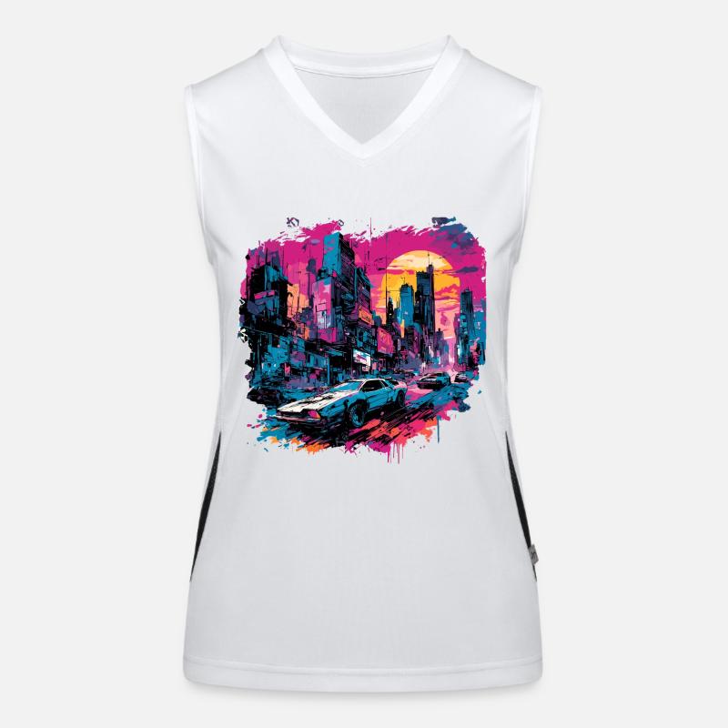 Apocalypse / Doomsday / Destruction / Anarchy Women's Functional Contrast Tank Top