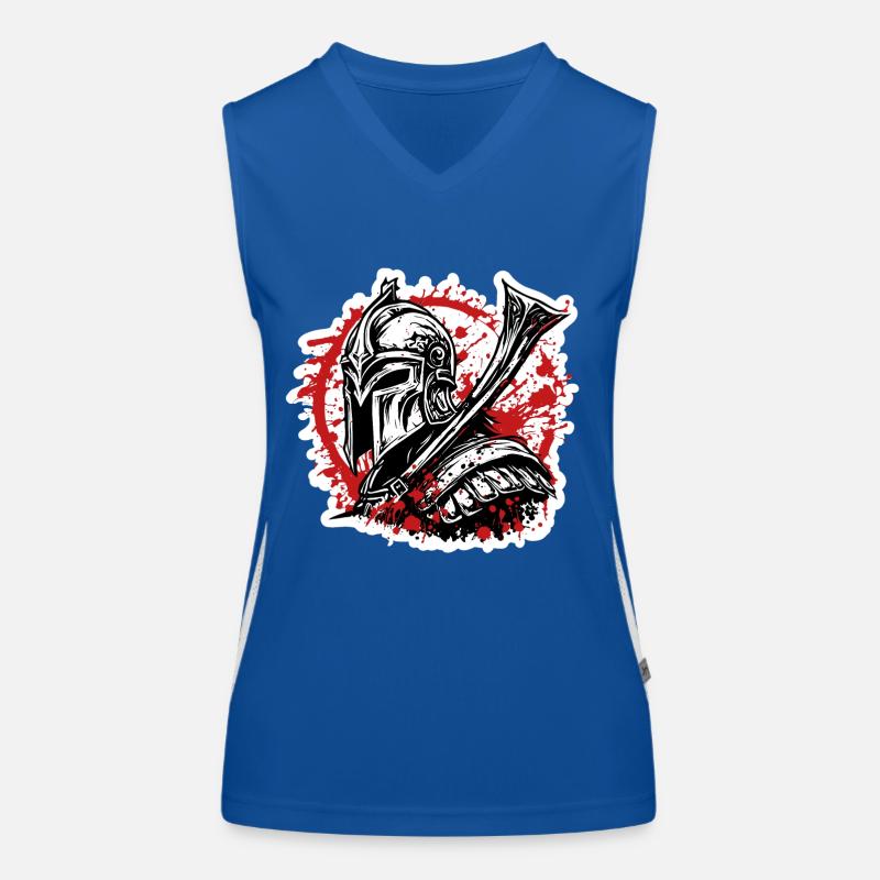Spartan / Warrior / Fighter / Ancient / Sparta Women's Functional Contrast Tank Top