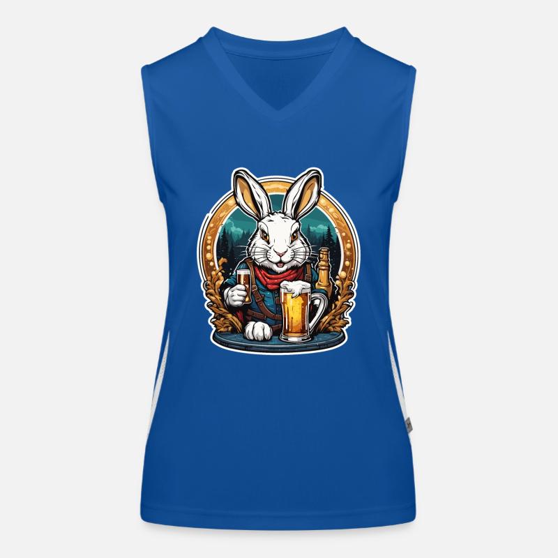 Lapin de Pâques / Pâques / Oeufs / Vacances / Pâques Débardeur respirant contrasté Femme
