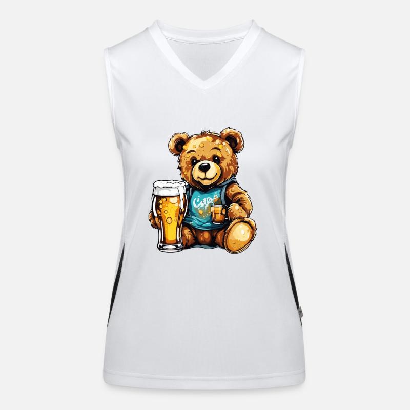 Teddybär / Kuscheltier / Stofftier / Geschenkidee Funktionelles Kontrast-Tank Top für Frauen