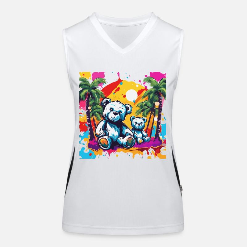 Teddybär / Kuscheltier / Stofftier / Geschenkidee Funktionelles Kontrast-Tank Top für Frauen