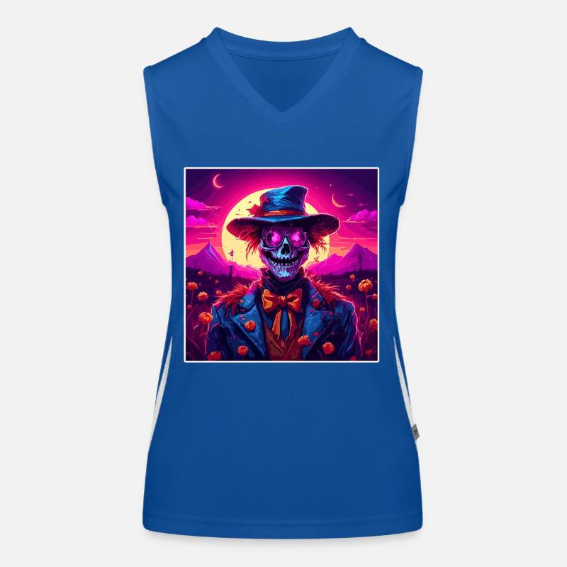 Vogelscheuche / Erntehelfer / Maisfeld / Feld Funktionelles Kontrast-Tank Top für Frauen