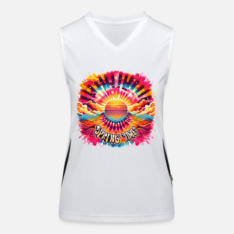 Source Débardeur respirant contrasté Femme