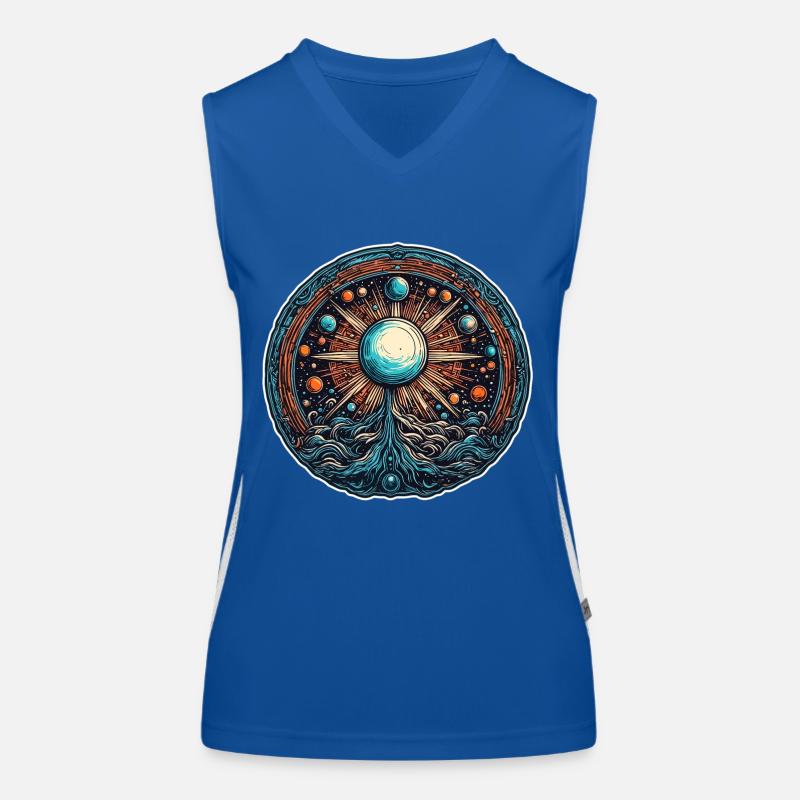 Sonnensystem / Planeten / Universum / All / Erde Funktionelles Kontrast-Tank Top für Frauen