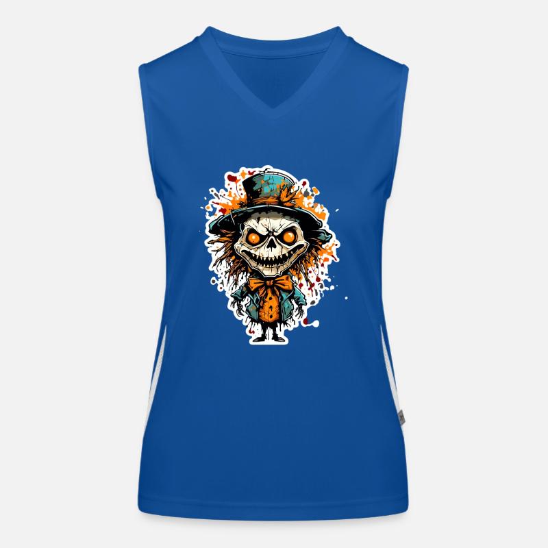 Épouvantail / Ouvrier de la moisson / Champ de maïs / Champ Débardeur respirant contrasté Femme