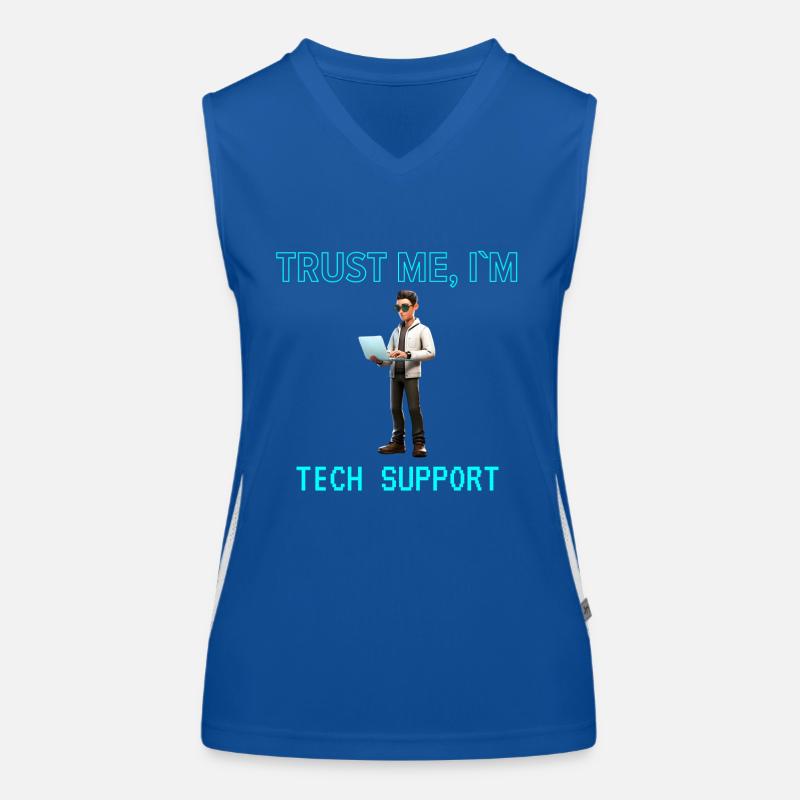 Trust me I'm Tech Support Women's Functional Contrast Tank Top