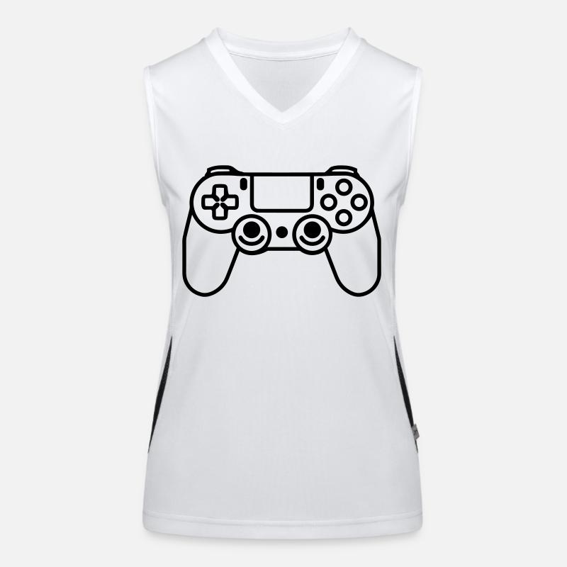 Videospiel-Controller Funktionelles Kontrast-Tank Top für Frauen