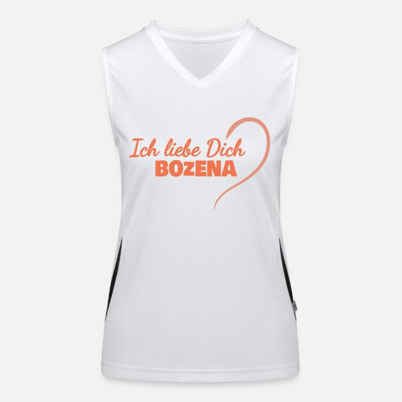 Gift for Bozena Women's Functional Contrast Tank Top