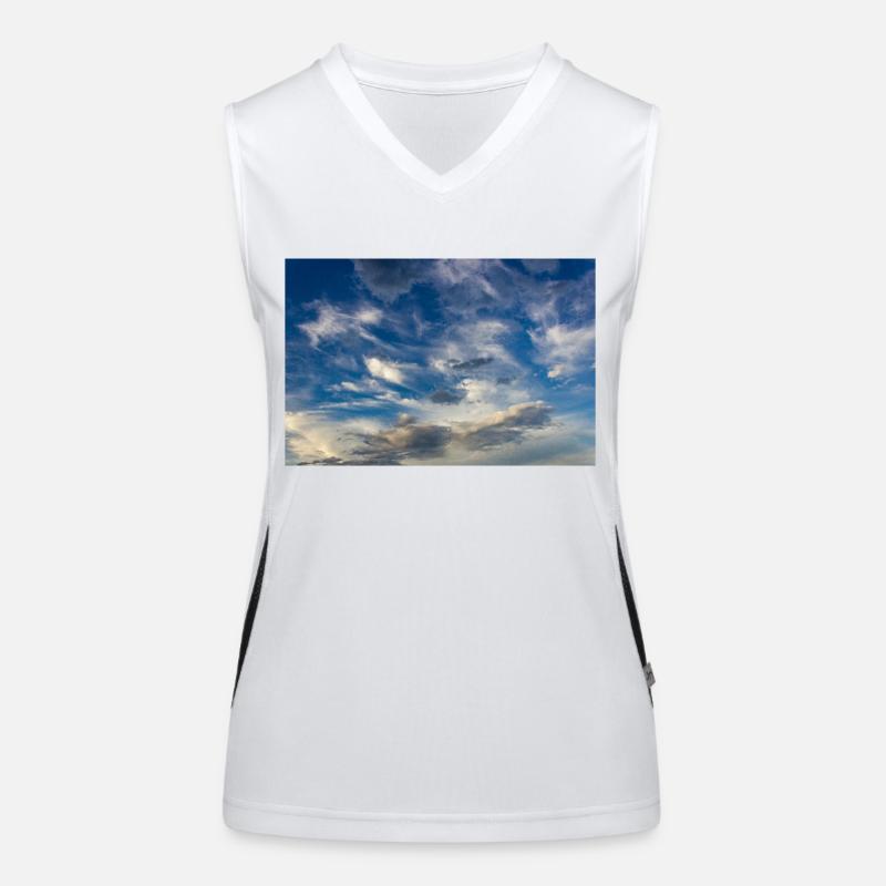 Der Himmel Funktionelles Kontrast-Tank Top für Frauen