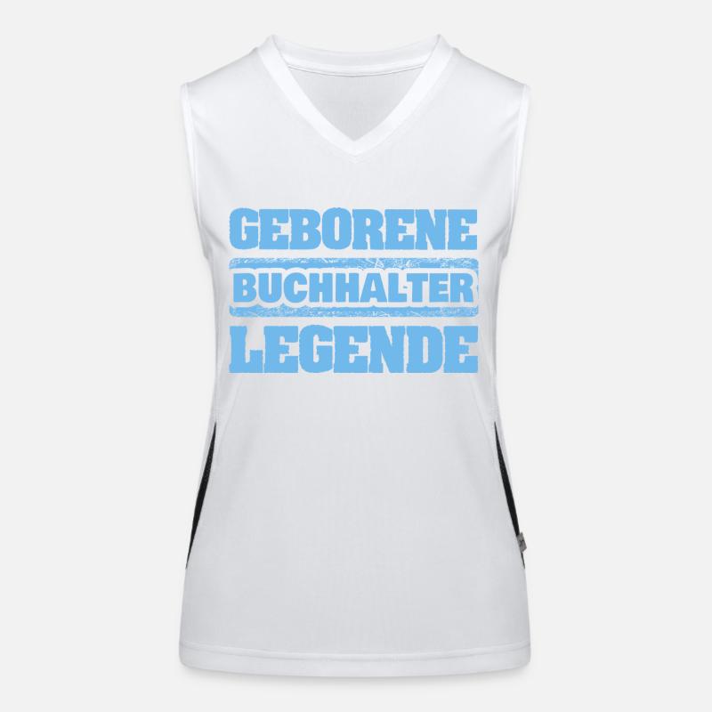 Gift for Accountant Women's Functional Contrast Tank Top