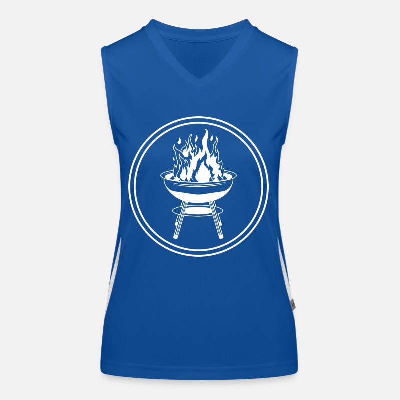 Grillen Bbq Funktionelles Kontrast-Tank Top für Frauen