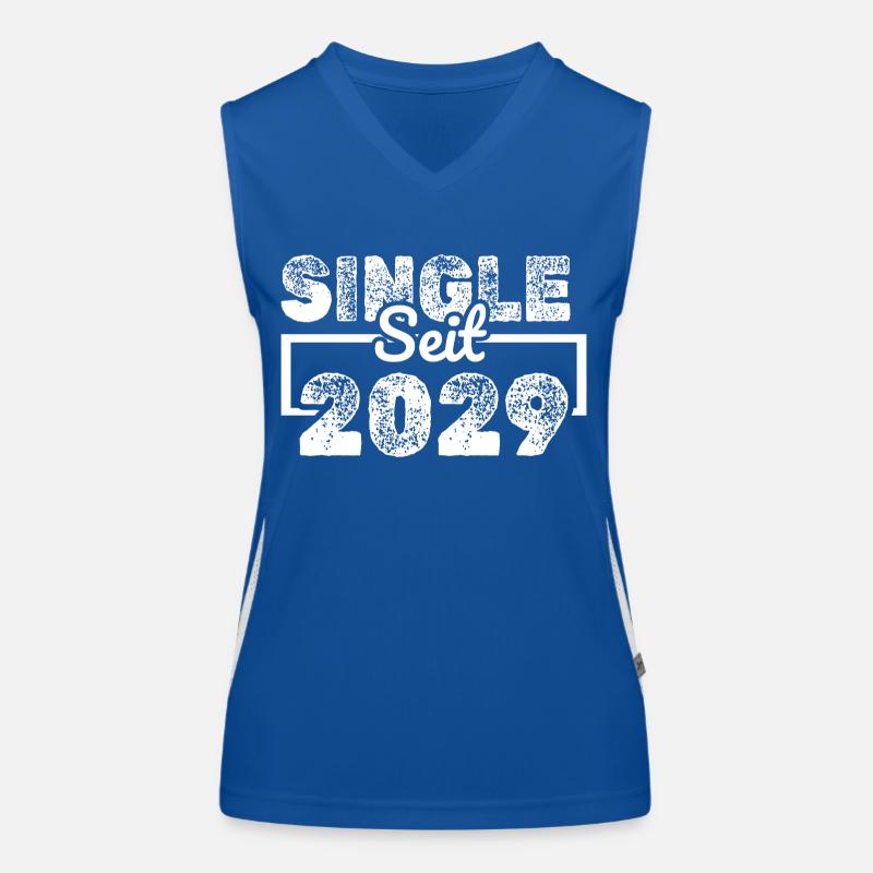 Single 2029 Funktionelles Kontrast-Tank Top für Frauen