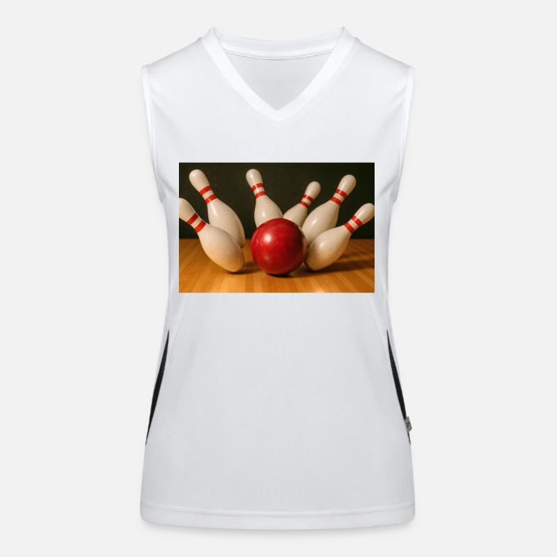 Bowling Débardeur respirant contrasté Femme