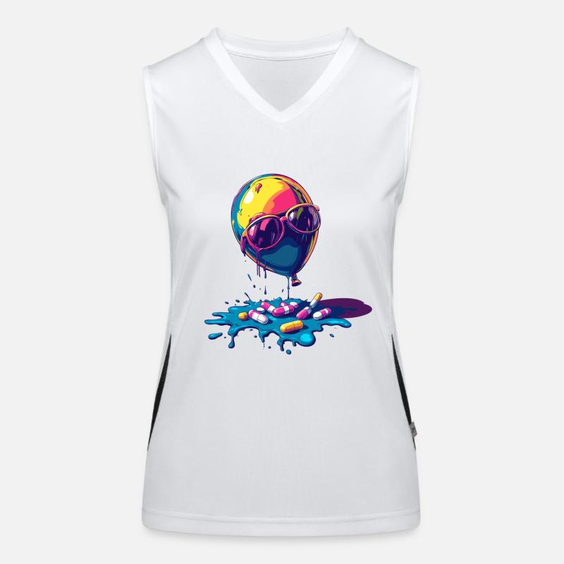 Riot Balloon Women's Functional Contrast Tank Top