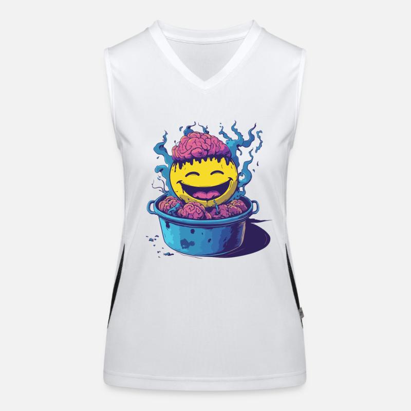Brain soup Women's Functional Contrast Tank Top