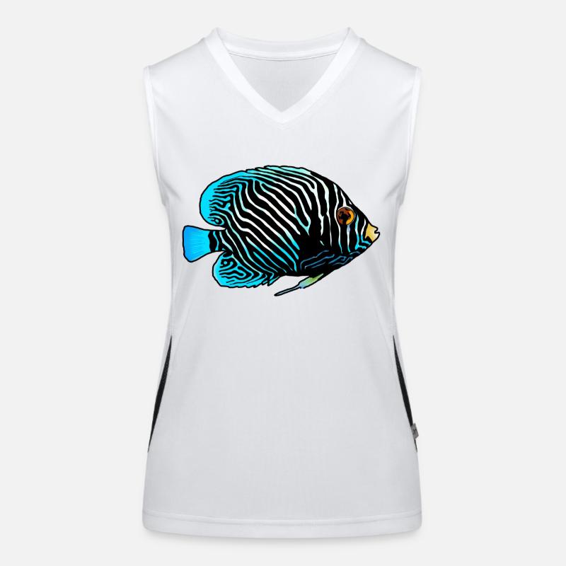 Exotic fish Women's Functional Contrast Tank Top
