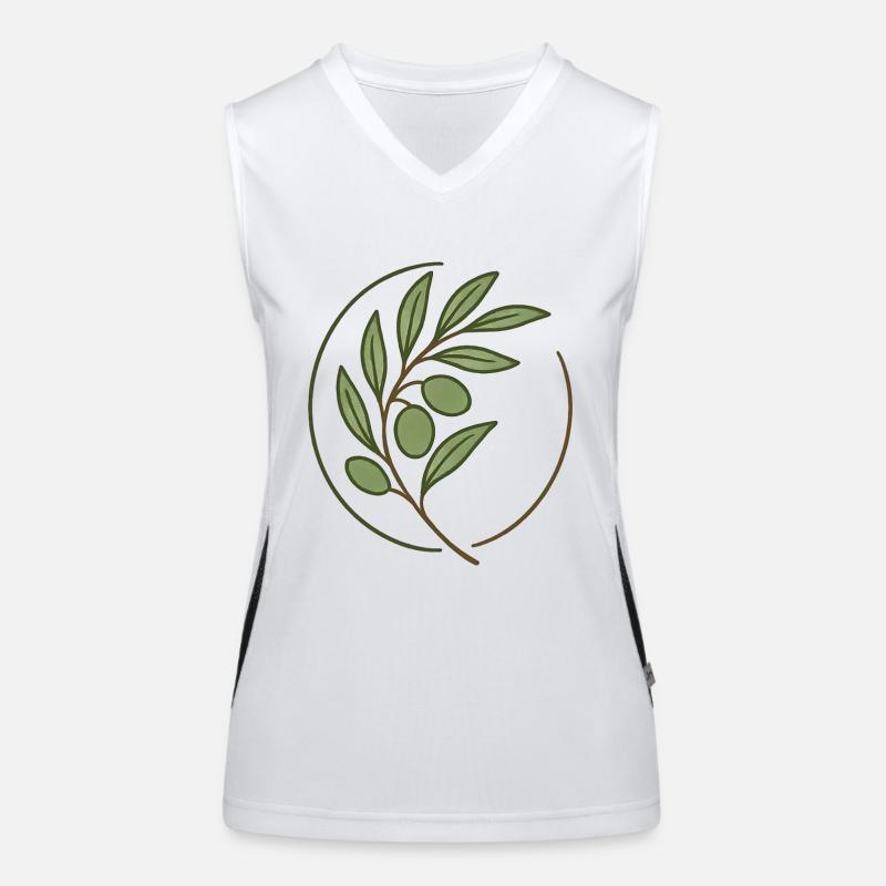 Olive branch - peace, hope and new beginnings Women's Functional Contrast Tank Top
