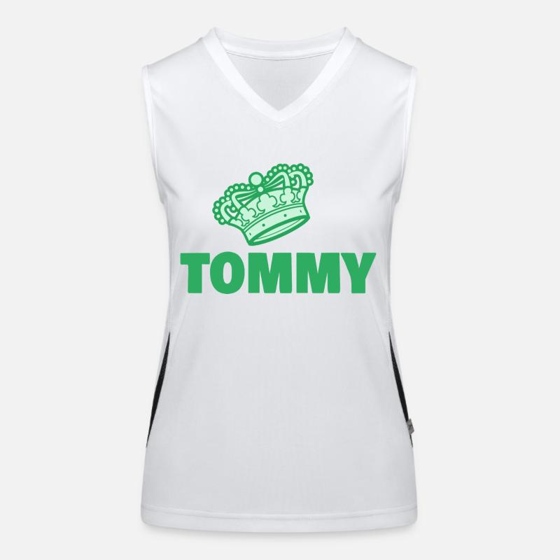First name Tommy Women's Functional Contrast Tank Top