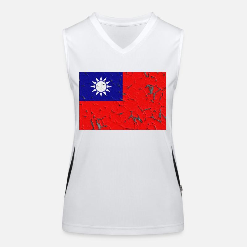Gift for Taiwan Women's Functional Contrast Tank Top