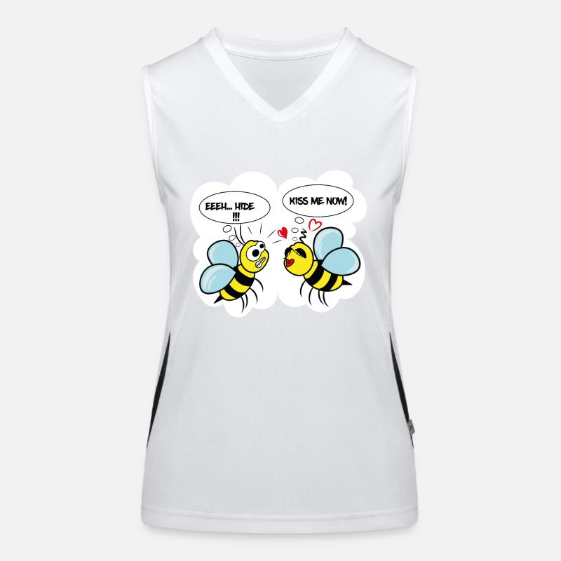 Abeille comique Débardeur respirant contrasté Femme