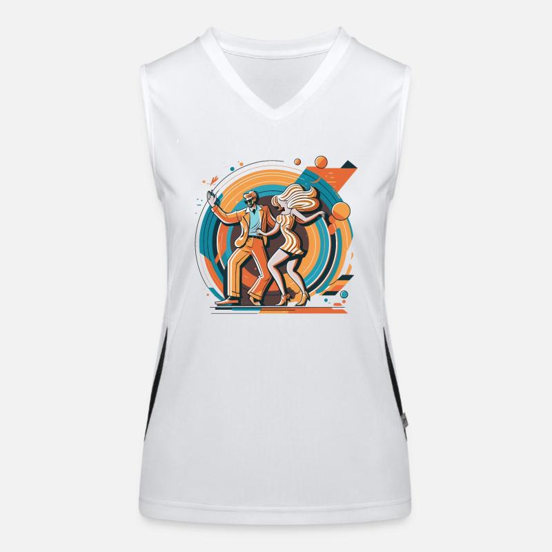 Disco Dream Women's Functional Contrast Tank Top