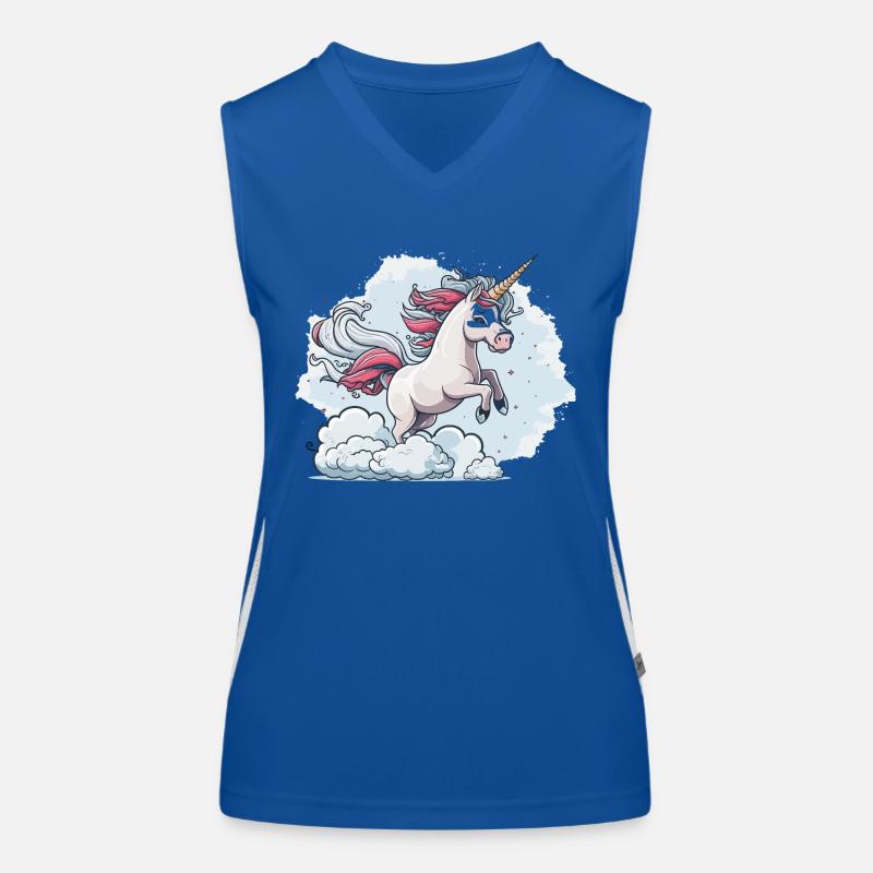 Verzauberter Flug Funktionelles Kontrast-Tank Top für Frauen