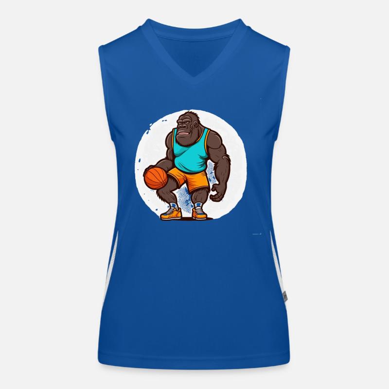Basket-Gorilla Women's Functional Contrast Tank Top