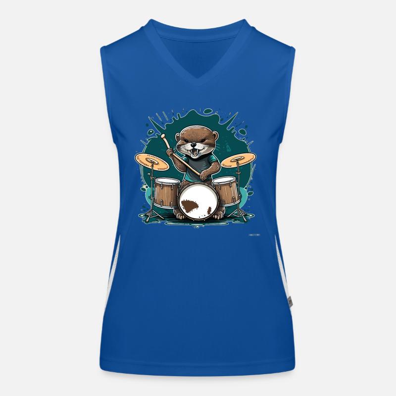 Otter Drummer Débardeur respirant contrasté Femme