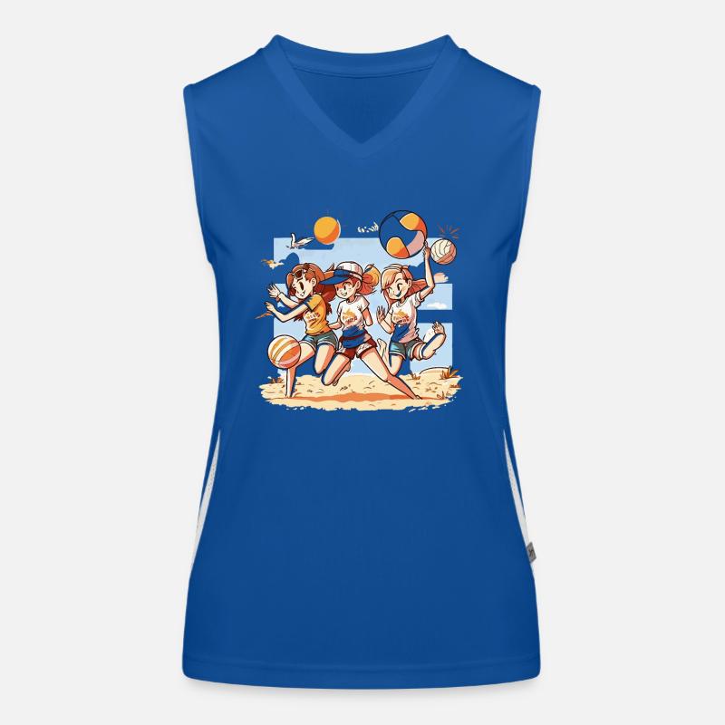 Servir et plage Débardeur respirant contrasté Femme