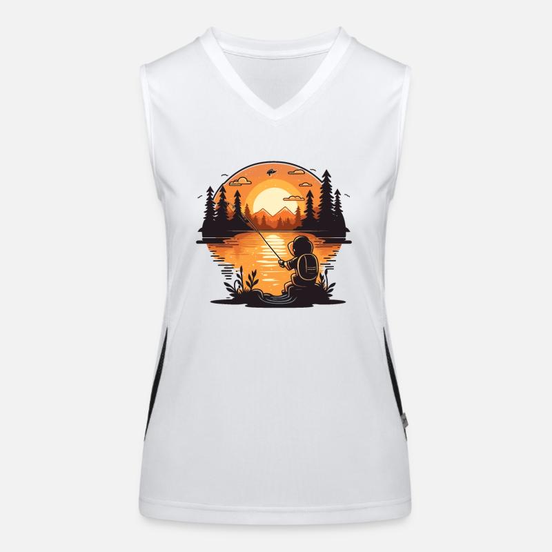 Early Risers Catch Women's Functional Contrast Tank Top