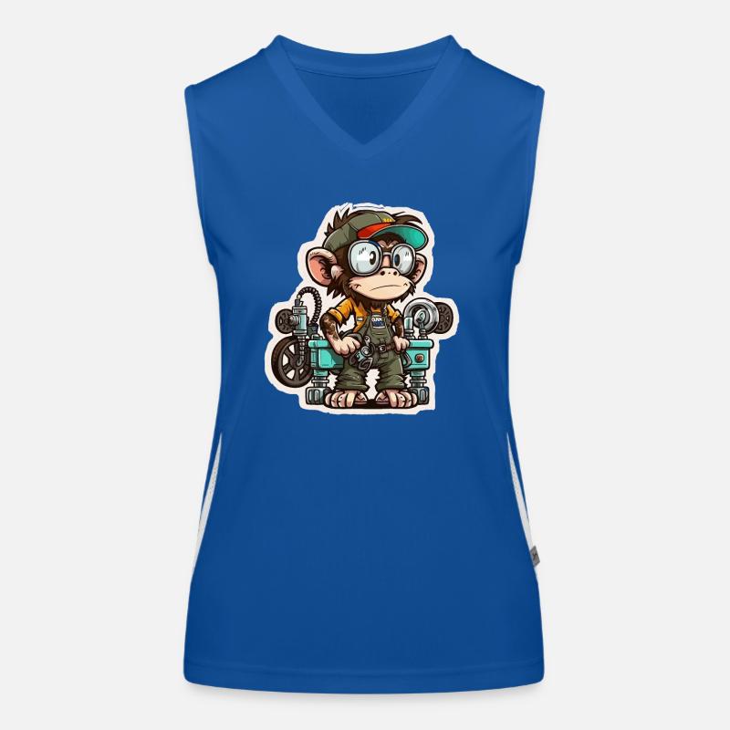 Primate déchirant Débardeur respirant contrasté Femme