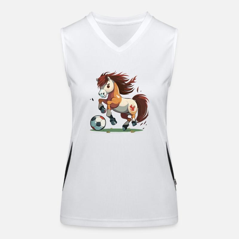 Galloping Goals Women's Functional Contrast Tank Top