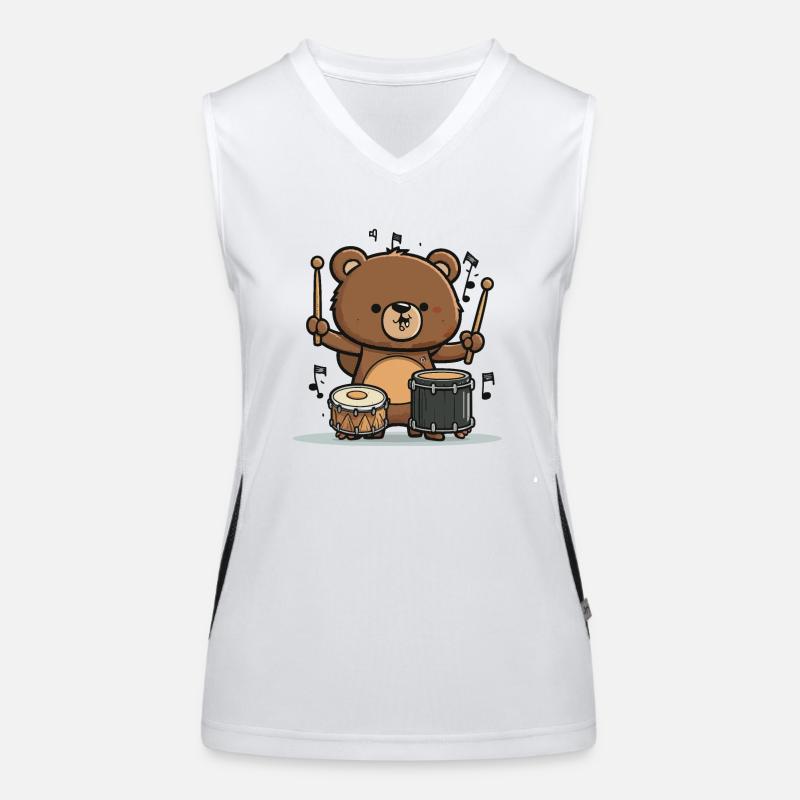Rhythmic Rumblings Women's Functional Contrast Tank Top