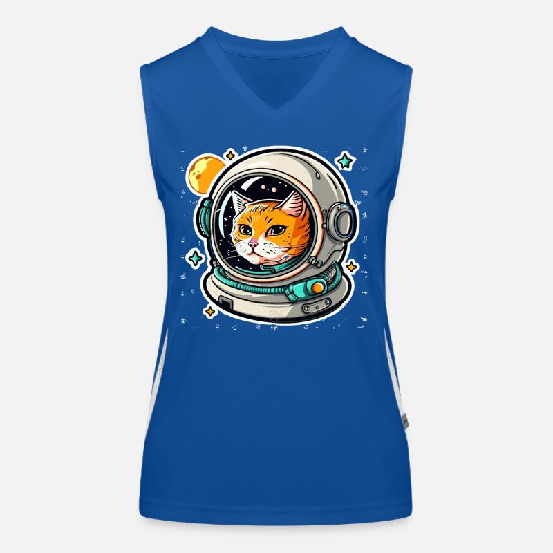 Katzen-Flyer Funktionelles Kontrast-Tank Top für Frauen