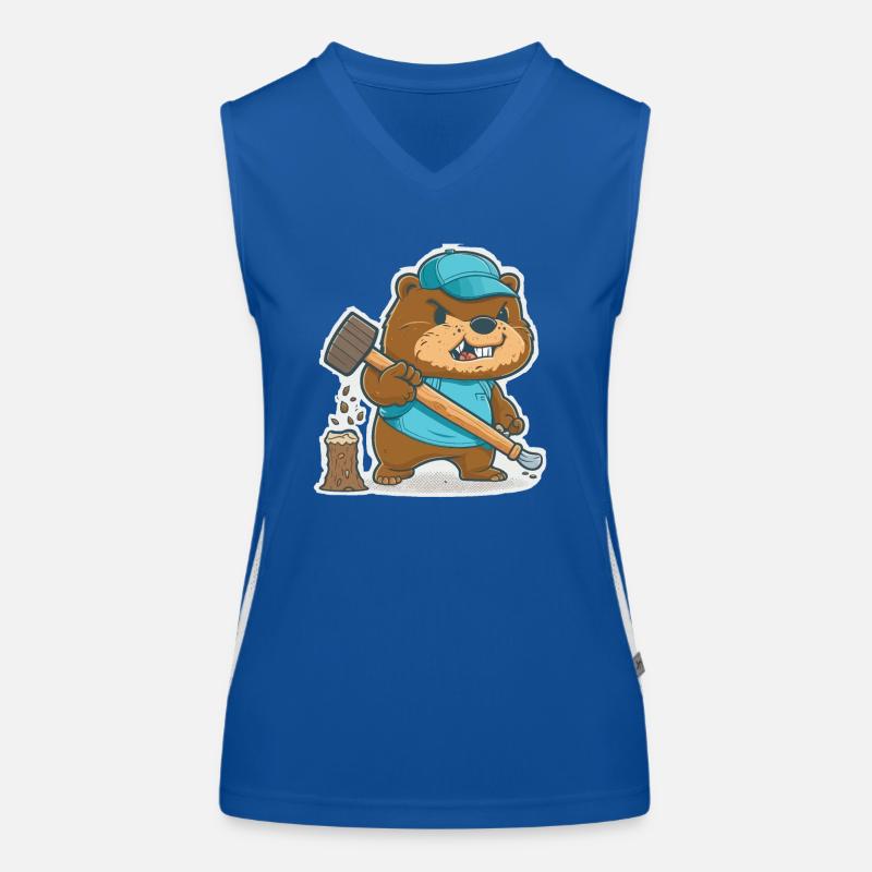 Beavers Build Women's Functional Contrast Tank Top