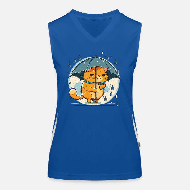 Feline Fine Women's Functional Contrast Tank Top