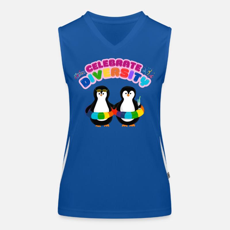 Celebrate Diversity Women's Functional Contrast Tank Top