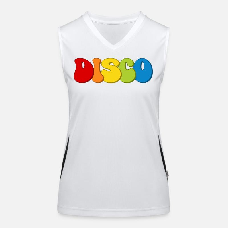 Discothèque Débardeur respirant contrasté Femme