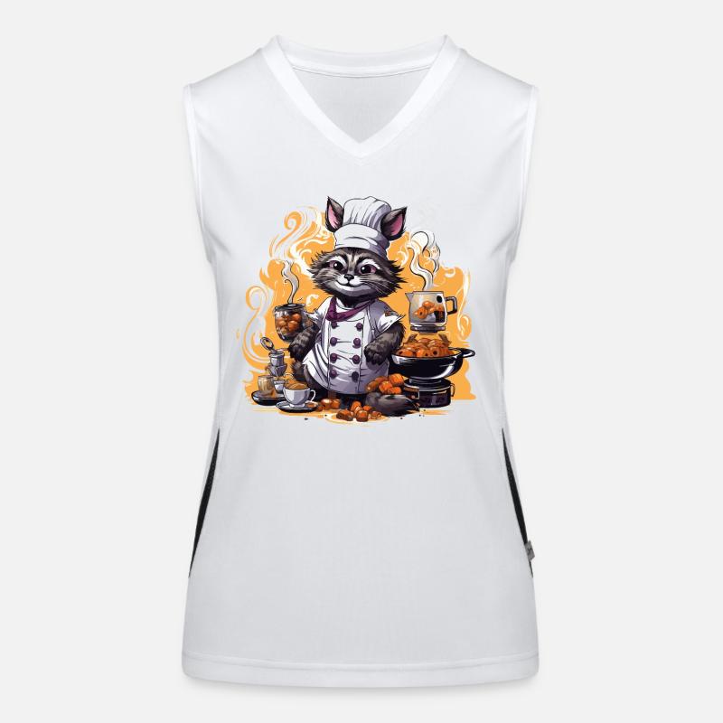 The Caffeine Culinary Artist Women's Functional Contrast Tank Top