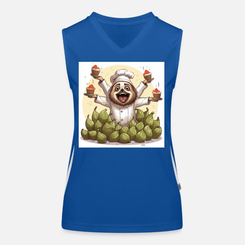 The Caffeine Juggler Women's Functional Contrast Tank Top