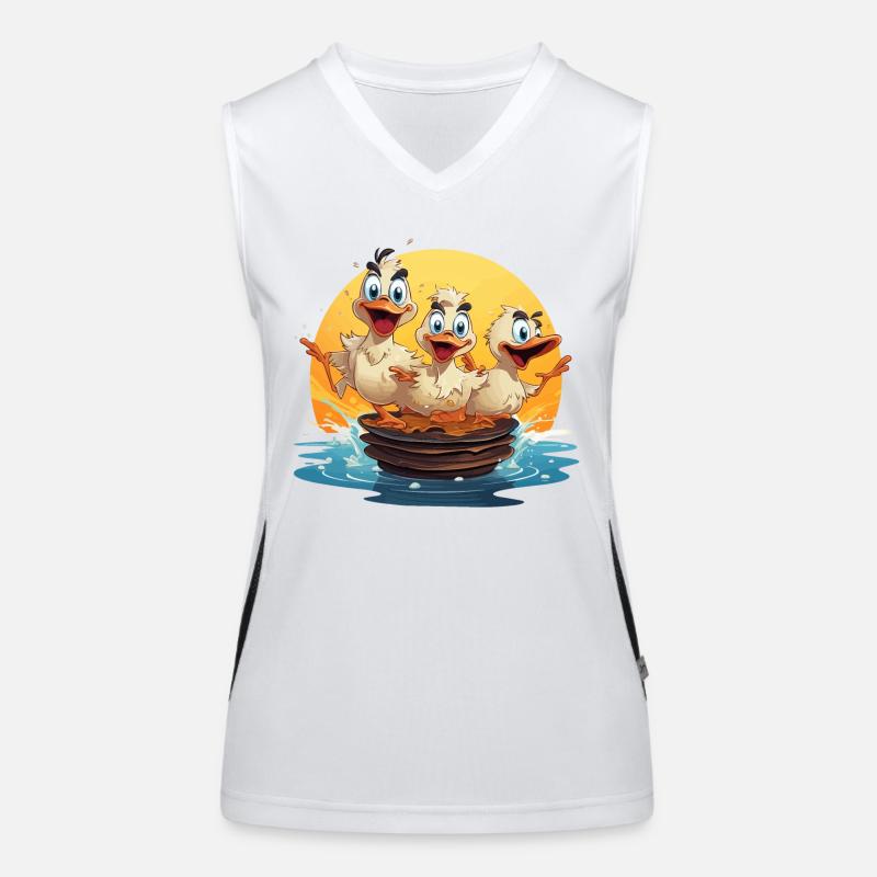 Der Flapjack-Wahnsinn Funktionelles Kontrast-Tank Top für Frauen