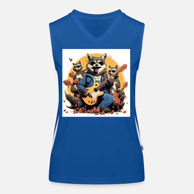 Der Caffeine Rocke Funktionelles Kontrast-Tank Top für Frauen