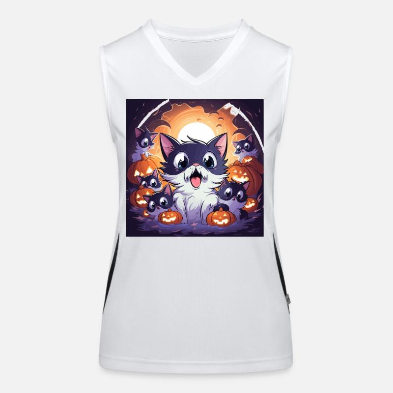 Die unwahrscheinlichen Geisterfreunde Funktionelles Kontrast-Tank Top für Frauen