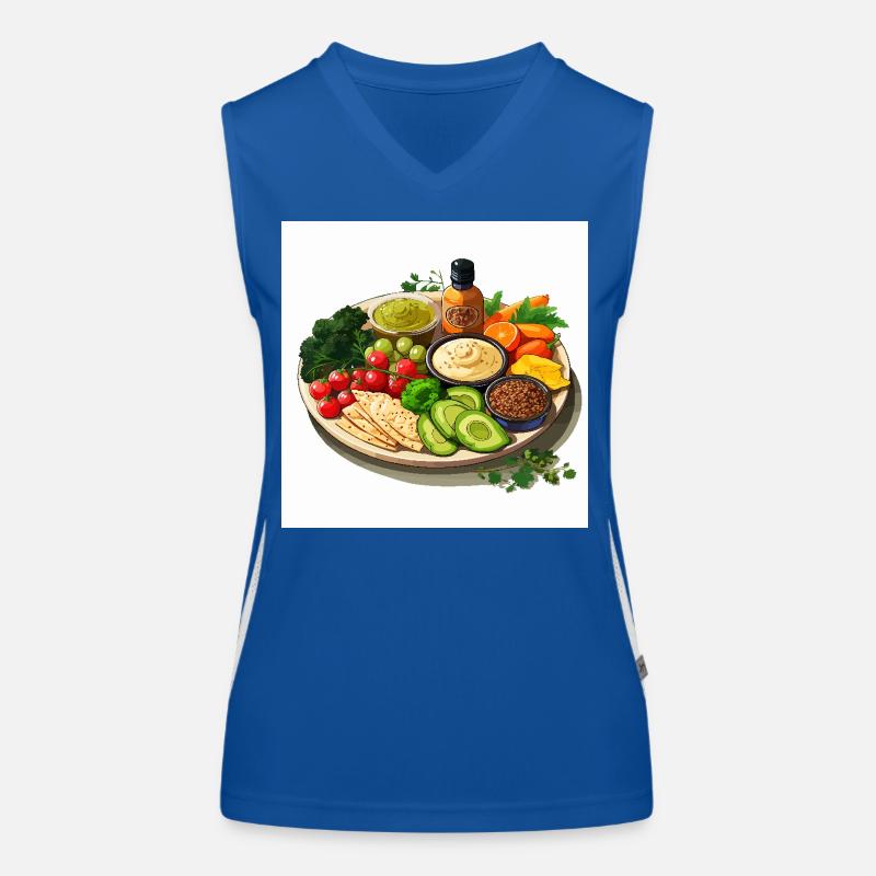 Vibrant Platter Women's Functional Contrast Tank Top